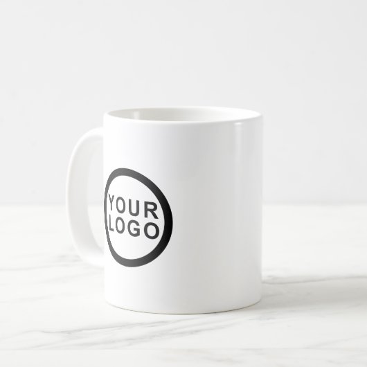 Mug Marque blanche du logo professionnel (Devant gauche)