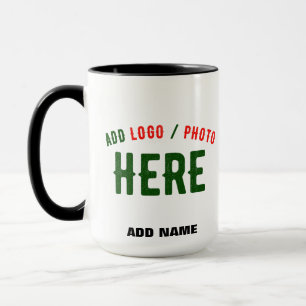 MUG MARQUE BLANCHE MODERNE ET PERSONNALISABLE VÉRIFIÉE