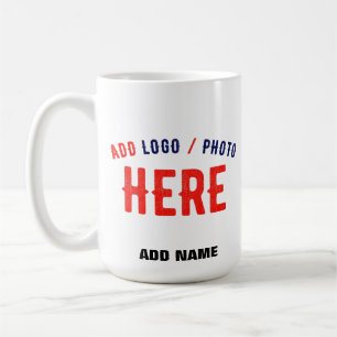 MUG MARQUE BLANCHE MODERNE ET PERSONNALISABLE VÉRIFIÉE