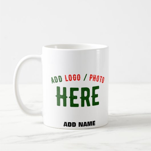 MUG MARQUE BLANCHE MODERNE ET PERSONNALISABLE VÉRIFIÉE (Gauche)