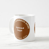 Mug Marque Brown ronde d'affaires sur la viande (Devant gauche)