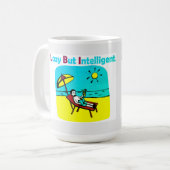 MUG MARQUE DE COMMERCE LAZY MAIS INTELLIGENTE (Devant gauche)