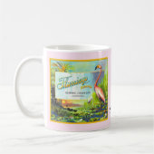 Mug - Marque de Flamant rose - Étiquettes Fruit Cr (Gauche)