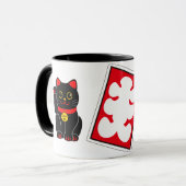 Mug Marque de pleine Chambre et chats japonais de (Devant gauche)