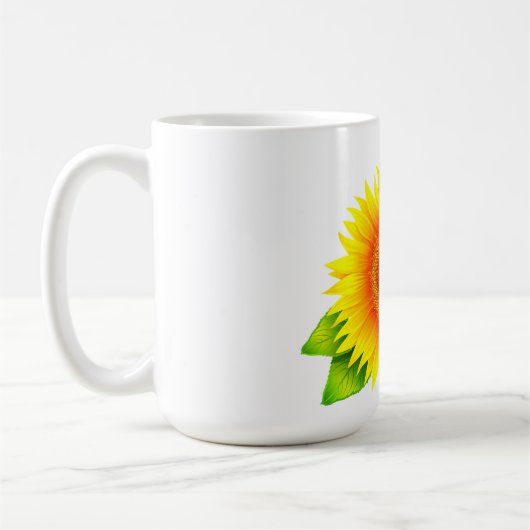 Mug Marque de tournesol (Gauche)