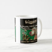 Mug Marque de Weimaraner - Organic Coffee Company (Devant droit)
