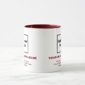 Mug Marque Marque Marque Marque Marque Maroon sur Comb (Centre)