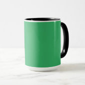 MUG MARQUE MODERNE MODERNE MODERNE EMERALD VERT VÉRIFI (Devant droit)