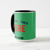 MUG MARQUE MODERNE MODERNE MODERNE EMERALD VERT VÉRIFI (Devant gauche)
