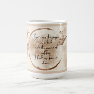 Mug Marque-page de citation de café pour amateur de li