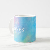 Mug Marque personnelle Logo d'affaires Moderne Pastel  (Devant gauche)