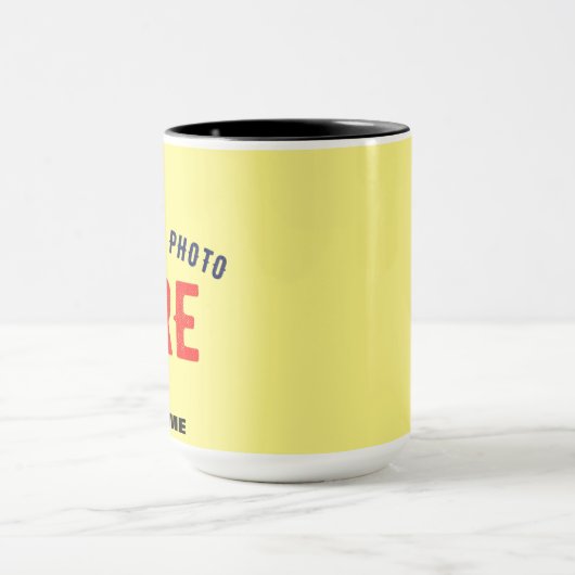 MUG MARQUE VÉRIFIÉE MODERNE ET MODERNE PASTEL JAUNE (Centre)