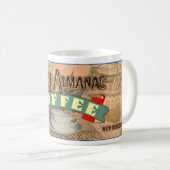 Mug Marque vintage "STATE ALMANAC COFFEE" (Devant droit)