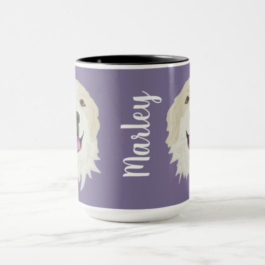 Mug Marques de Badger personnalisables des Grands Pyré (Centre)