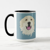 Mug Marques de Badger personnalisables des Grands Pyré (Gauche)