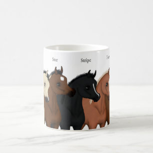 Mug Marques du cheval sur les petits poulains Équestr