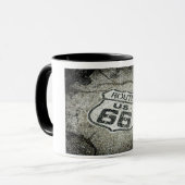 Mug Marqueur de l'itinéraire 66 (Devant gauche)