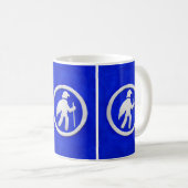 Mug Marqueur de sentier de faucon (Devant droit)