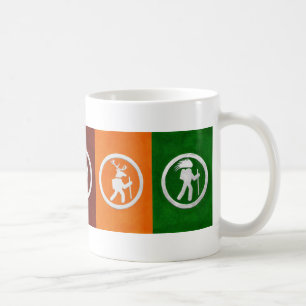Mug Marqueurs de sentier d'animaux de randonnée