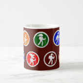 Mug Marqueurs de sentier pour animaux de randonnée (Centre)