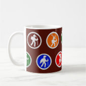 Mug Marqueurs de sentier pour animaux de randonnée (Gauche)