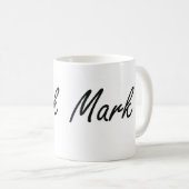 Mug Marquez la conception nommée artistique (Devant droit)