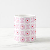 Mug Marraine de la Saint-Valentin XOXO moderne (Centre)
