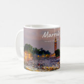 Mug Marrakech, Maroc - Place Jemaa el Fnaa (Devant gauche)