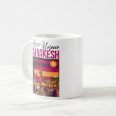 Mug Marrakech Maroc souk Tourisme Voyage Souvenir (Devant gauche)