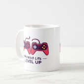 Mug Married Life Level Up Gaming Art (Devant gauche)