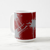 Mug Marron Argent Classique (Devant gauche)