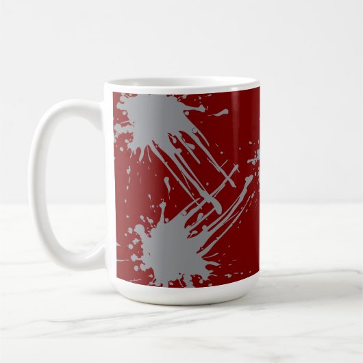 Mug Marron Argent Classique (Gauche)
