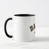 Mug Marron Cuir Papa Établ. Graphique Établie (Gauche)