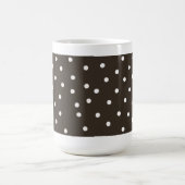 Mug Marron et pois blancs au chocolat (Centre)