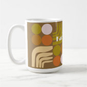 Mug Marron Orange Vert Bohème (Gauche)
