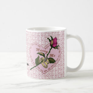Mug Marry Me mariage mug,