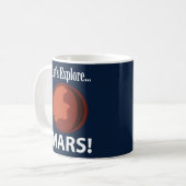 Mug Mars Explorons Mars (Devant gauche)
