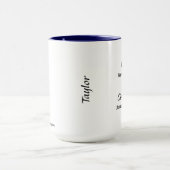 Mug Mars Fleur de naissance jonquille et fleurs de cer (Centre)