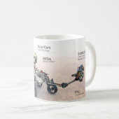 Mug Mars La Persévérance Rover Avec Instruments (Devant droit)