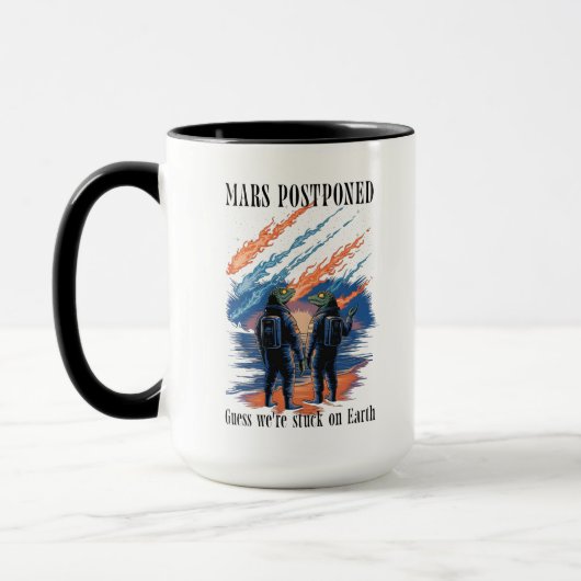 Mug Mars Postponed (Gauche)