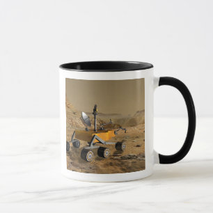 Mug Mars Science Laboratory voyage près d'un canyon