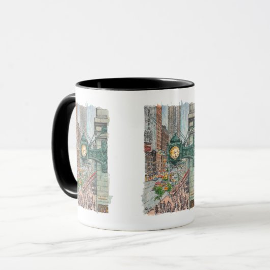 Mug Marshall Field, Marshall Field (Devant gauche)