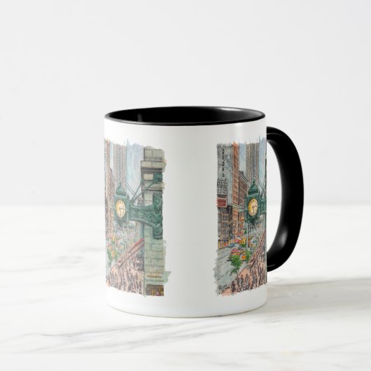 Mug Marshall Field, Marshall Field (Devant droit)