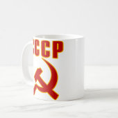 Mug marteau et faucille de l'URSS de cccp (Devant gauche)