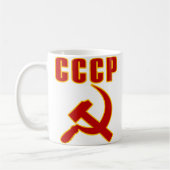 Mug marteau et faucille de l'URSS de cccp (Gauche)