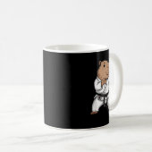 Mug Martial Arts Capybara Funny Karate Taekwondo Jiu J (Devant droit)