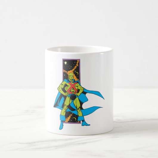 Mug Martian Manhunter & fond spatial (Centre)