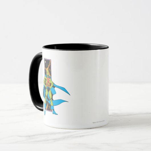 Mug Martian Manhunter & fond spatial (Devant gauche)
