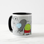 Mug Martien grincheux (Devant gauche)