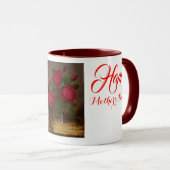 Mug Martin Johnson Heade Jacqueminot Rose (Devant droit)